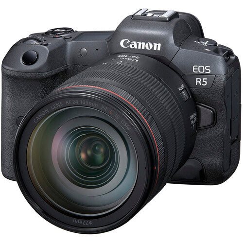 Canon EOS R5 45.0MP Mirrorless Camera - Black (Body Only) Canon EOS R5 45.0MP Mirrorless Camera - Black (Body Only)